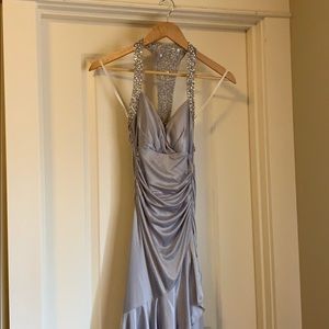 Silver Prom Dress